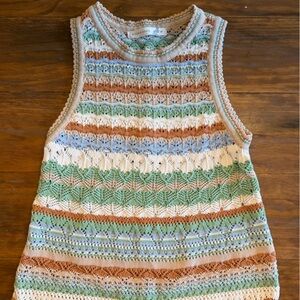 Altar'd State Pastel Knit Tank Top